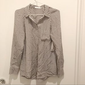 Equipment Quinn silk collared shirt NWT